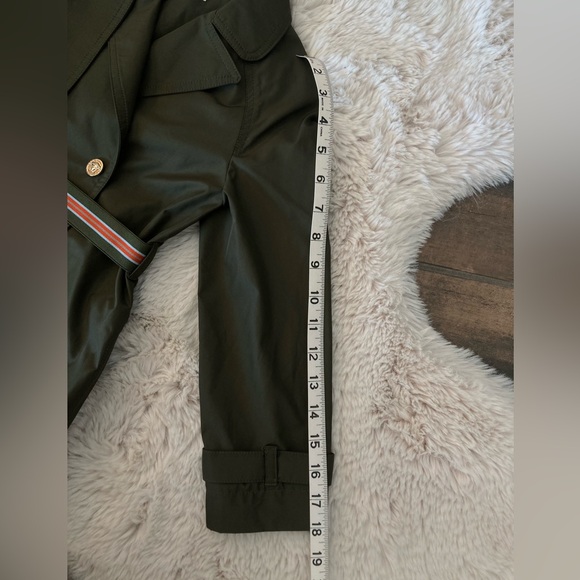 Young Versace Military Green Girls Jacket - Picture 9 of 10